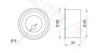 AUTEX 641189 Tensioner Pulley, timing belt
